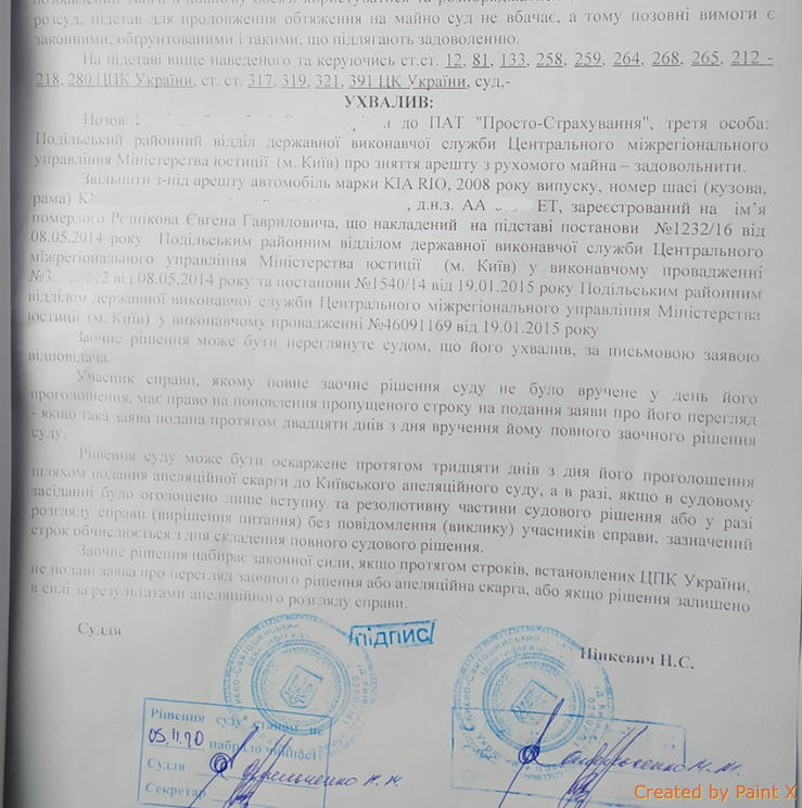 Как Снять Арест С Имущества В 2023 (Пример Решения Суда) | Судові.